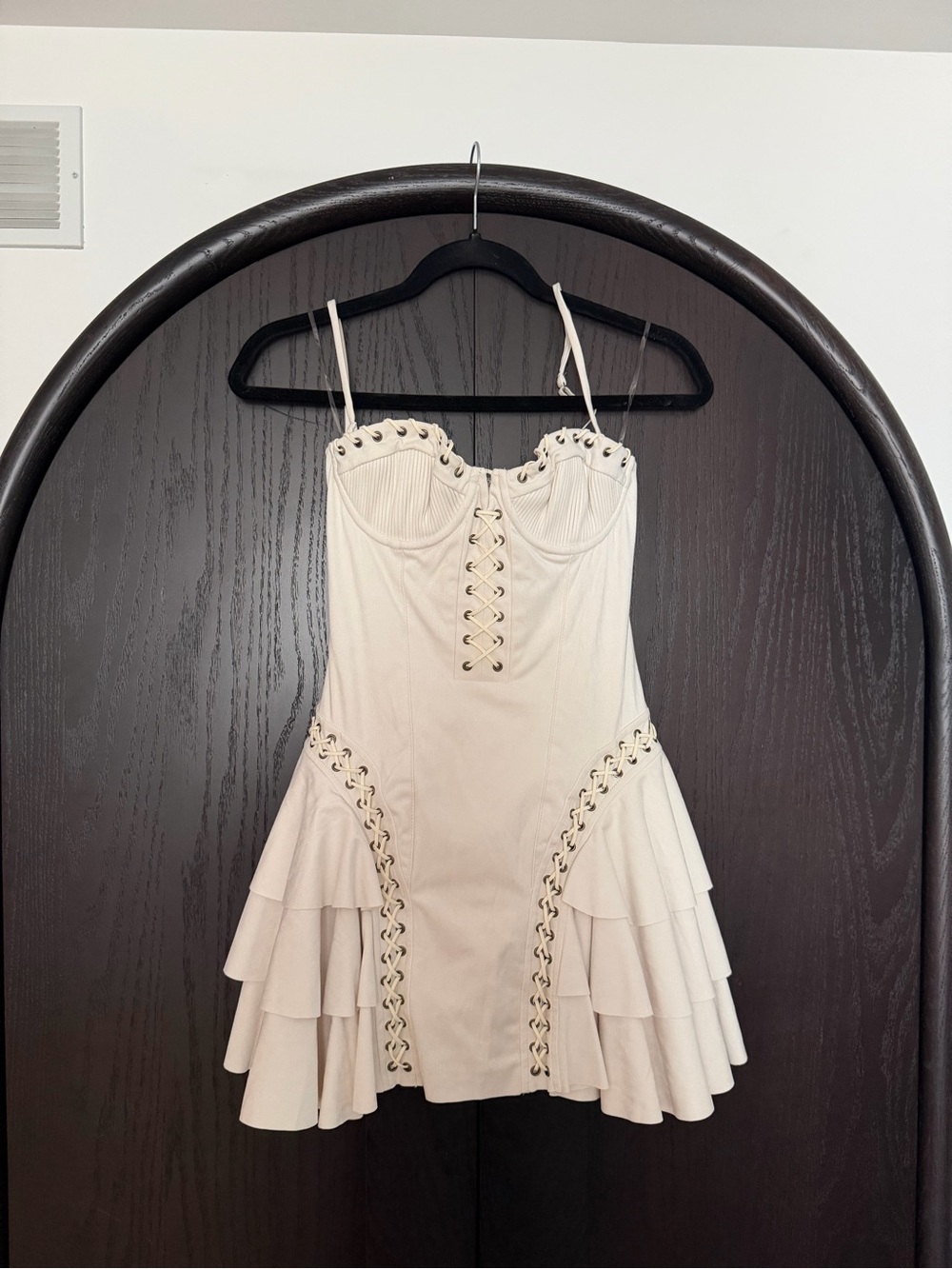 Oh Polly Nalda Lace Up Corset Mini Dress - Picture 3 of 7